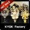 KYOK Home decor curtain rod finial, hot sell single curtian rod ends cap,aluminium curtain rod accessories