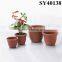 Round Garden Colored Plastic Flower Pots