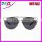 CAT eye women sunglasses METAL frame glasses female brand Golden half frame sun glasses                        
                                                Quality Choice