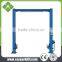 two post car lift and vehicle jack for garage repair