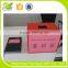 red large cardboard donation box