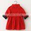 Wool trendy girls winter dress coat fashion cheap