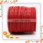 Top quality round stitch sheep skin leather string for jewelry