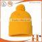 Custom high quality knitted hats plain winter hat beanies cap with factory price