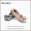 Newest high quality fashion soft genuine cow leather ballerinas soft shoes girls