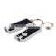 Promotional Gift Cheapest PVC LED Mini Keyring Flashlight with Branding