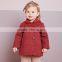 DB2792 dave bella 2015 autumn winter infant coat baby boutique jacket girls red coat girls coat girls jacket