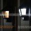 Waterproof Motion Sensor Outdoor Solar LED Light Wall Lamp Garden Path Landscape