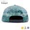 Leather Brim Custom 3D Letters Snapback Hat