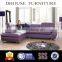 modern L shaped leather sofa 8072