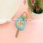 Silicone animal key chain good quantity customized design key string and key rope