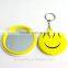 Funny shaped lovely customized standing vanity fogless shower mirror