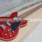 Rebon ES335 jazz hollowbody electric bass guitar