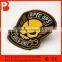 merrowed border patch embroidery accept custom design