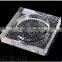 New Arrived Water Cube Crystal Engraved Pure Ashtray K9 Clear Crystal For Decor