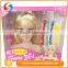 Christmas gift blonde beauty hair style doll head