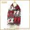New coming deer print animal bohemian acrylic knitted multicolor scarf
