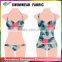 2016 Fashionable Flower Printed Girls Bathers Fabric And Bathing Suit Fabric