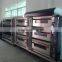 Luxurious 3 deck 12 trays electric commercial oven for bread