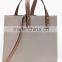 New Custom High Quality Fashionable Mini PU Tote and Shoulder Handbag Shopping Bag for Women