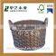 Rectanglar handmade wooden Wicker Basket storage box on sale