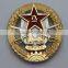 Real gold plated metal badge