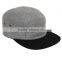 2015 promotional 100% wool hot sale custom design 5 panel sports hip-hop snap back cap