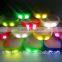 Cheap silicone wristband shock activated LED flashing silicone bracelet for Party