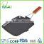 Non-Stick Carbon Steel Oval Grill Frying Pan