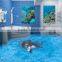 3D PVC Material and Simple Color Surface Treatment Vinyl Floor Title