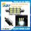 Fast Shipping 42mm 5630 auto led lamps 12V 12leds blue car led bulbs