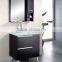 North Amercia Design Floor Mount Double Basin Wooden Bathroom Cabinet