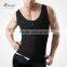 S-SHAPER 2034 Men`s Latex Waist Trainer Shaper Vest Waist Cincher With Zipper In The Front 3 Hooks