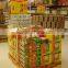  hot sales custom OEM corrugated paperboard Pallet display stand rack for supermarket advertising standing rack