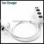 6.8A 3 Socket Cigarette Lighter Quick Rapid Usb Charger