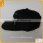 fashion high quality promotional black cotton falt cap customize wholesale