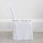 White Ruffled Banquet Chair Cover Wholesale