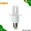 E27 LED corn bulb 2U shape energy saving LED bulb 3W