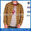 2016 Customized Wholesale Yarn Dyed Mens Check Hooded Plaid flannel shirt for men