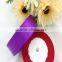 Wholesale Single Face China Red 100% Polyester Satin Ribbon Roll For Festival Wedding Party Decoration 25 yds/roll