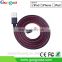 Wholesale High Quality MFI cetificate PU leather charging Data USB MFI Cable for iphone
