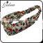 Fashion Heart Print Soft Chiffon Stretchy Twisted Elastic Headband,Knotted Soft Hair Band,For Girls Turban Head wrap FHEHA0229