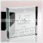 Engraved Jade Glass Footprint Block For Baby Shower Gifts