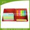 Fancy folded cardboard sticky notes and notepads set with pen container for wholesale
