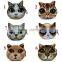 New style plush 3D printed cat shape coin purse cat coin purse