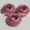 100pcs/lot 8*18mm Mixed Iron Mesh Spacer Beads Fit Charm Bracelet