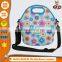 custom food ice lunch bag waterproof insulated full printed neoprene reusable cooler bag