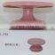 ABS material Decorating cake tools plastic cake turntable with color box packaging