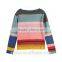 15STC6710 bamboo colorblock sweater