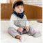 Cotton new born baby ankle anti-slip custom hockey socks